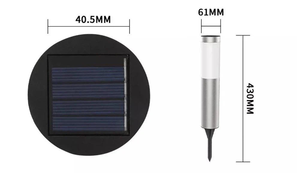 Farola de jardín / PLATA