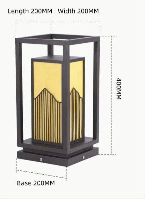 Farola de jardín / AGUA